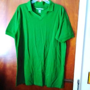 2/$25 Image Solutions Kelly Green Polo Shirt size XL New
